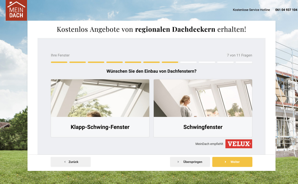Kostenloses Angebot erhalten Kostenloses Angebot erhalten